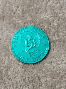 2024 Mardi Gras Krewe Of Phoenix Green Doubloon - Picture 1 of 2