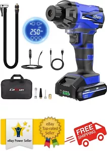 Inflador de neumáticos inalámbrico DC12V compresor de aire 150PSI bomba de automóvil portátil recargable - Imagen 1 de 10