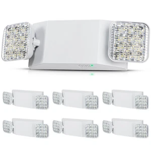 6/12/24PCs Commercial Emergency Light LED Exit Lighting Fixtures Backup Battery - Picture 1 of 38