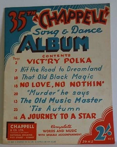 vintage music book Chappell 35th Album complete words and song dance Australian - Picture 1 of 3