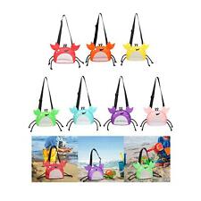 Beach Bag Shell Collecting Bag Toy Seashell Bag with Adjustable Carrying Strap
