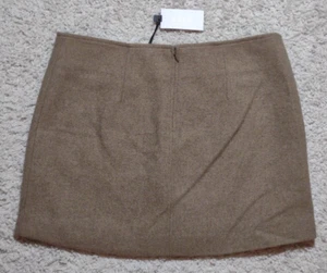 ASTR The Label Mini Skirt Women's Size Large Camel Wool Blend Biege Tan NEW - Picture 1 of 7