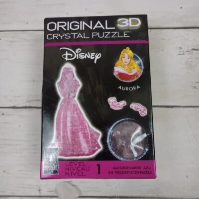 Rompecabezas BePuzzled Original Cristal 3D Disney Aurora Rosa 39 Piezas Nuevo y Precintado Foto 1 de 4