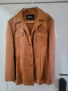 Vintage Rare Early 1980s Wilsons Leather Jacket Size 46 - Picture 1 of 8