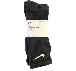 Paquete de 3 calcetines Nike Everyday Plus acolchados negros talla XL (SX6888-010) para hombre - Imagen 1 de 3