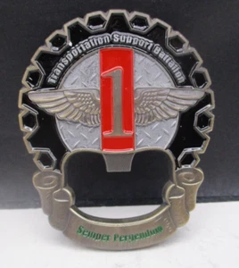Moneda Desafío 1er Batallón de Apoyo al Transporte Cuerpo de Marines de los Estados Unidos - Imagen 1 de 4