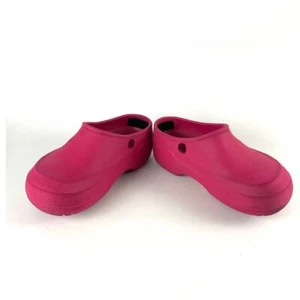 Crocs Pink Clogs Youth Sz J1 Big Kids Slip On  - Picture 1 of 9