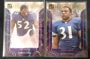2022 Donruss Jamal Lewis+Ray Lewis Legendary Series Holo SP Ravens #LS-1+6 - Picture 1 of 4