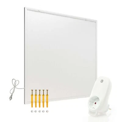 Wiltec Set Pannello radiante a infrarossi 350W Termostato Wifi Riscaldamento IR - Immagine 1 di 4