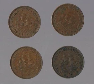 SOUTH AFRICA PENNIES 1935 -1958 - CHOOSE DATE - Picture 1 of 2