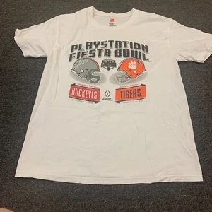 NCAA College Clemson PlayStation Fiesta Bowl T-Shirt - Size M White - Picture 1 of 6
