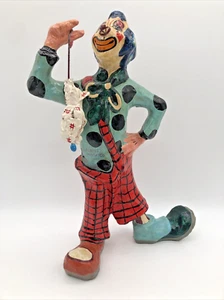 Vintage Paper Mache Clown - Mexico - Montiez - Picture 1 of 10