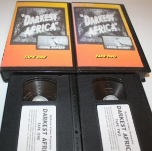 Darkest Africa (VHS 1936) Hunted by Savage Bat-Men-Killers, Blood Thirsty Beasts - Picture 1 of 4