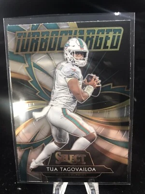 2020 SELECT FOOTBALL TUA TAGOVAILOA RARE TURBOCHARGED INSERT RC #T21 - Image 1 of 2