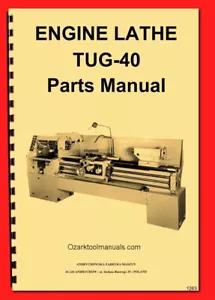 TUG-40 Andrychow, Polamco, Toolmex, Famot, AFM Metal Lathe Parts Manual 1263 - Picture 1 of 12