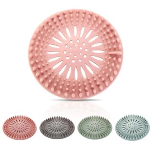 Sink Sewer Filter Shower Drain Strainers Bathtub Stopper Silicone Sink Cover - Picture 1 of 9