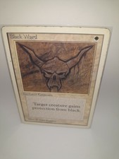 Black Ward x1 - Unlimited Edition  - MTG - Near Mint