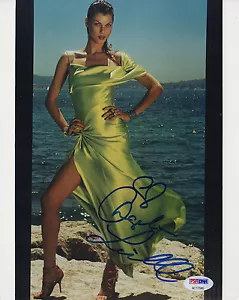 ANGELA LINDVALL AWESOME SUPER- MODEL SIGNED STUNNING FASHION PHOTO PSA - Foto 1 di 2