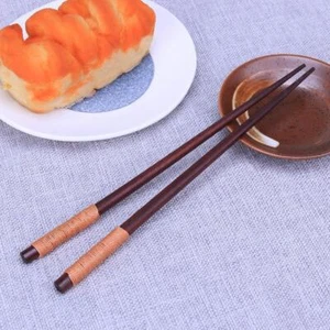 Linea di cravatte per cibo cinese in legno antiscivolo 23,5 cm portatile natural - Afbeelding 1 van 13