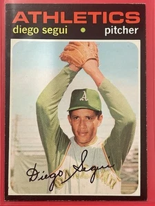 1971 Topps Diego Segui #215 Vintage Baseball Oakland Athletics NM - Picture 1 of 2
