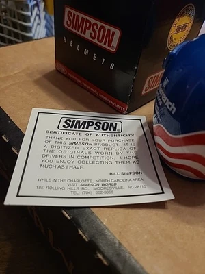Mini Goodwrench Dale Earnhardt #3 Primera Edición Limitada Simpson Casco Réplica Foto 1 de 4
