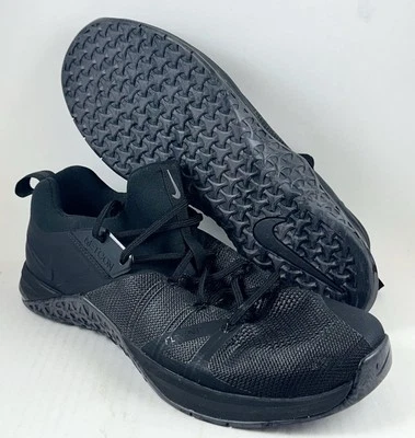 Nike Metcon Flyknit 3 Triple Negro AQ8022-010 Zapatos de Entrenamiento Atlético Talla 13 Foto 1 de 4
