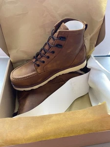 BRUNT Workwear Men's 6" Marin Unlined Soft Toe Work Boot Brown Size 12. New - Picture 1 of 7