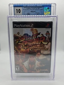 Street Fighter Anniversary Collection  (PS2) New Sealed CGC Graded 10 A++ - Picture 1 of 6