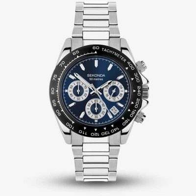 Sekonda Circuit Chronograph Blue Watch 30200 - Image 1 of 4