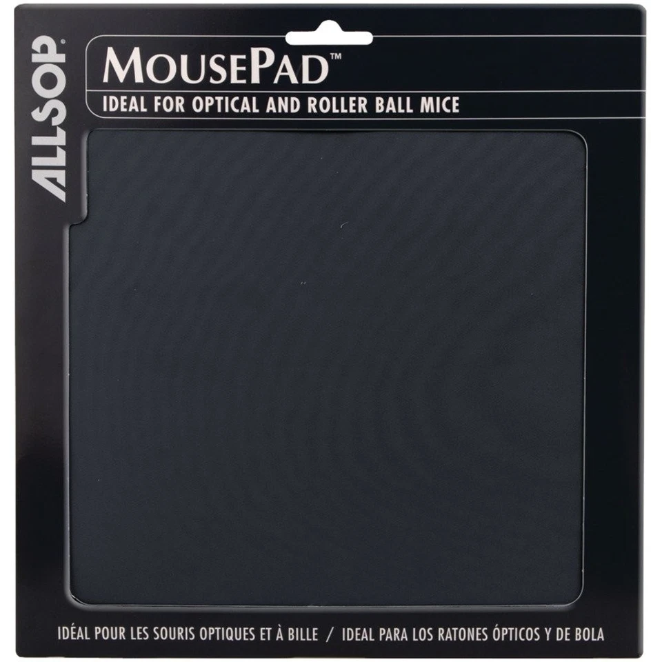 Allsop 28229 Mouse Pad Basic Universal Purpose (Black) - Immagine 1 di 1