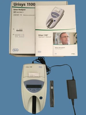 Analisador de urina Roche Urisys 1100 03617556 com fonte de alimentação, 2 bandejas, manual e DVD - Imagem 1 de 4