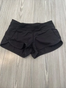 IVVIA Girls shorts Lululemon kids Size 7 Speed Ups Running Shorts - Picture 1 of 5