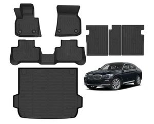 Alfombrillas Naibeve para BMW X4 2019-2025 para todo tipo de clima forro de carga personalizado negro - Imagen 1 de 2