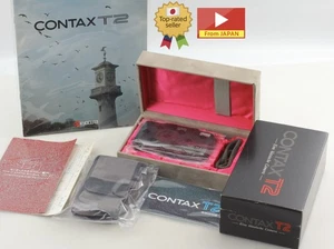 All Works [Top MINT+++ in Box] Contax T2 Titan Black 35mm Film Camera From JAPAN - Picture 1 of 22
