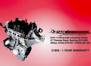 Fully Reconditioned Ford Focus 1.0 Bare Engine SUPPLY&FIT service 12-19 in EXC! - Picture 1 of 2