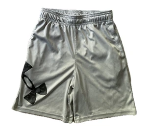 Under Armour Boys Youth 100% Poly Shorts, 2 Mesh Pockets, Inside Drawstring - Picture 1 of 5