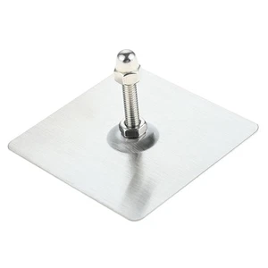 2pcs Hook Screws Stainless Steel Nail Self-adhesive Shelf Peg Wall Mount Hanging - Picture 1 of 17