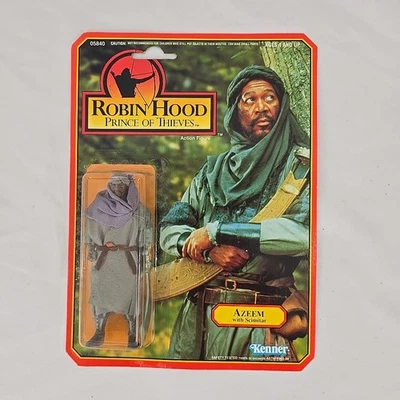 Figura de acción Robin Hood Prince of Thieves Azeem 1991 Kenner NUEVO sellado Foto 1 de 4