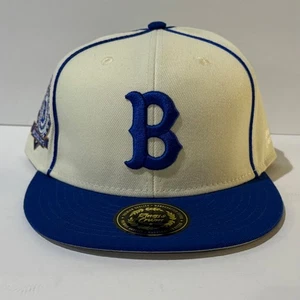 Größe 8 - 1925 Brooklyn Royal Giants Ringe & Kronen Negro League passender Hut - Bild 1 von 15