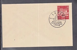 E 01 ) German Empire: beautiful Cover 1943 - 800 years Hanseatic City Luebeck - Picture 1 of 1