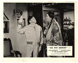 Dig That Uranium Original Lobby Card Huntz Hall greeting Indian Paul Fierro 1955 - Picture 1 of 1