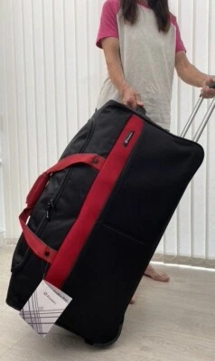 H Duty XL 28" Travel Luggage Two Wheel Trolley Holdall Suitcase Duffle Cargo Bag - Image 1 of 4