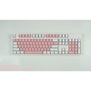 Purple Pink Keycaps Set Doubleshot Shine Through OEM for Cherry MX Keyboards - Picture 1 of 10