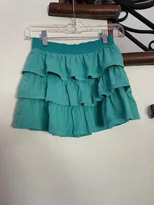 Girls Turquoise Ruffled Skirt by GapKids Sz L (10) - Picture 1 of 3
