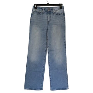 J. Crew Full Length Slim Wide Jean in 1996 Semi Stretch Size 26 Blue - Picture 1 of 6