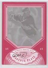 2007 Bowman Sterling Printing Plate Magenta 1/1 Travis Buck #BS-TB 6x7