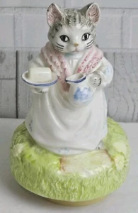 Beatrix Potter Mrs. Ribby 1981 Schmid Music Box Pie and The Patty - Picture 1 of 13