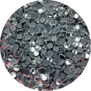 Hotfix Rhinestones600pcs SS30 6mm Flatback Hotfix Rhinestones Round Crystal G... - Picture 1 of 5