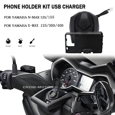 Soporte de navegación Soporte de teléfono Soporte de montaje PARA YAMAHA N-MAX 125 155 X-MAX 125 Foto 1 de 4