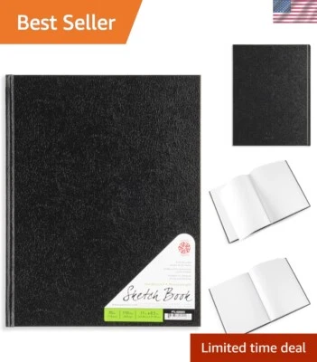 Cuaderno de bocetos encuadernado en duro nivel profesional 11"x14" - perfecto para todos los medios secos Foto 1 de 4